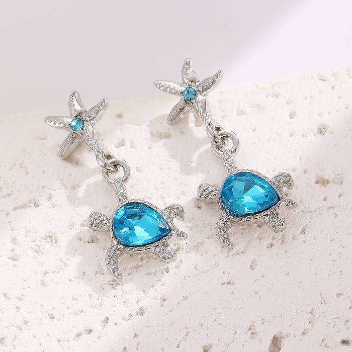 Wholesale Turtle Ring Summer Seaside Vacation Open Ring