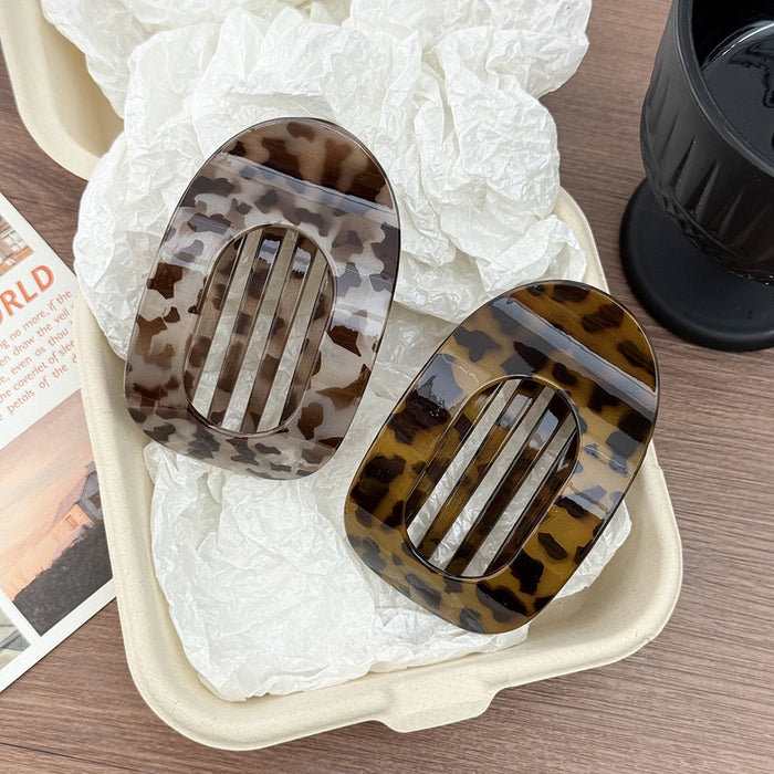 Wholesale Oval Acrylic Hair Clip