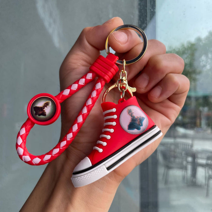 Wholesale Creative shoe keychain, car keychain, exquisite couple bag, pendant, hanging decoration, small gift wholesale