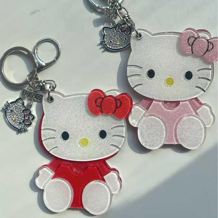 Wholesale Cute Cartoon Cat Mirror Keychain