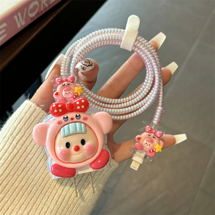 Wholesale 3D Cartoon Character Charger Protective Case 20W