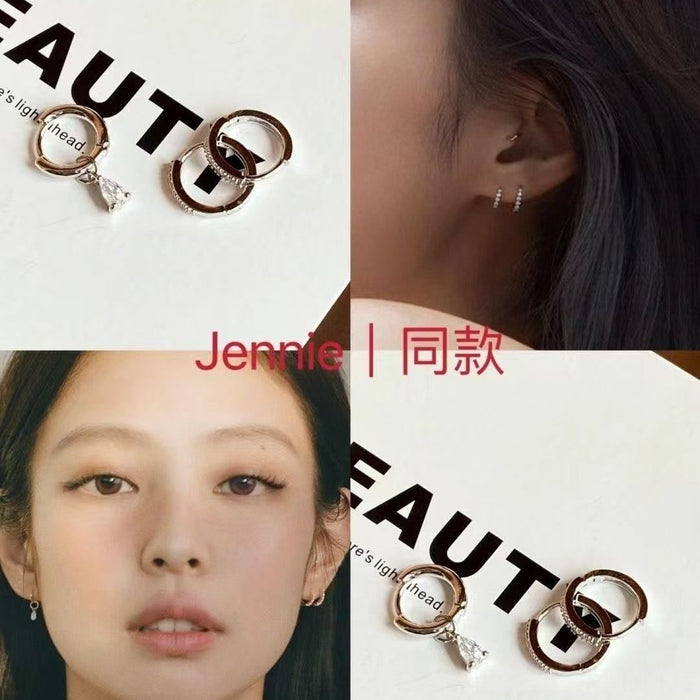 Wholesale Asymmetrical Water Drop Small Earrings for Women New Style