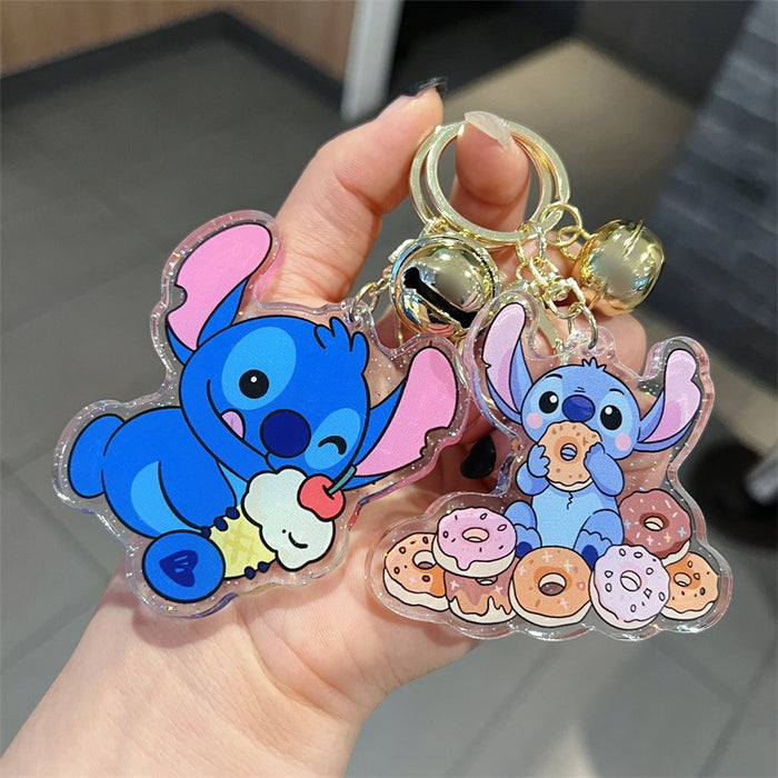Wholesale 5 PCS Cartoon double sided acrylic keychain