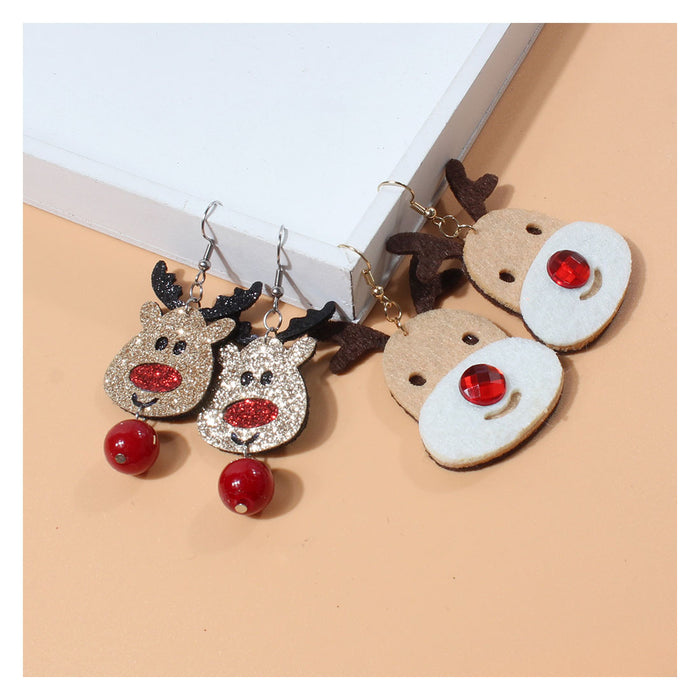 Wholesale Christmas Fabric Earrings JDC-ES-TengC001