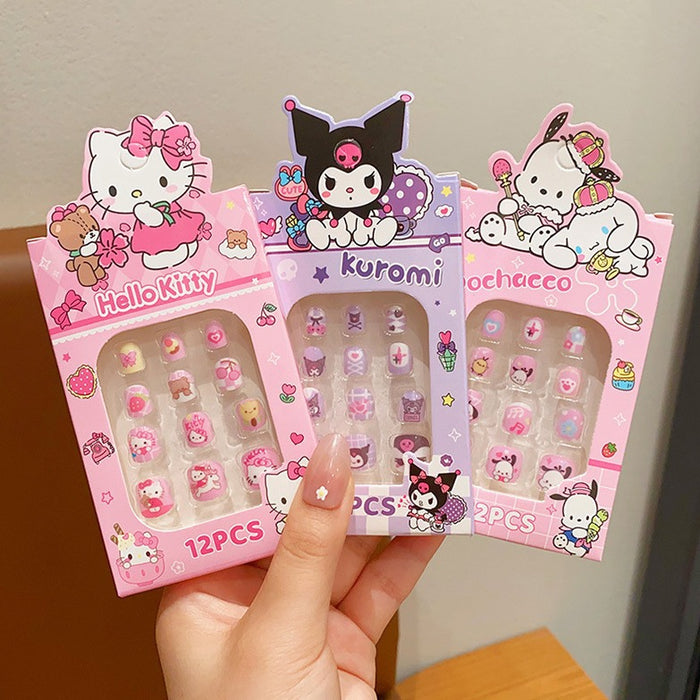 Wholesale Cute Cartoon Children's Plastic Nail Stickers JDC-NS-Hengy001