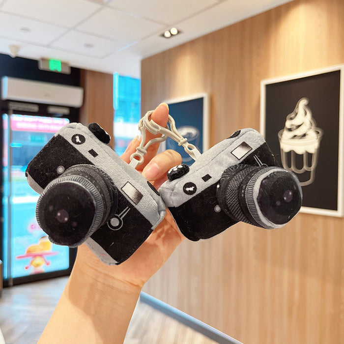 Wholesale Camera Plush Pendant Birthday Gift Keychain Plush Toy