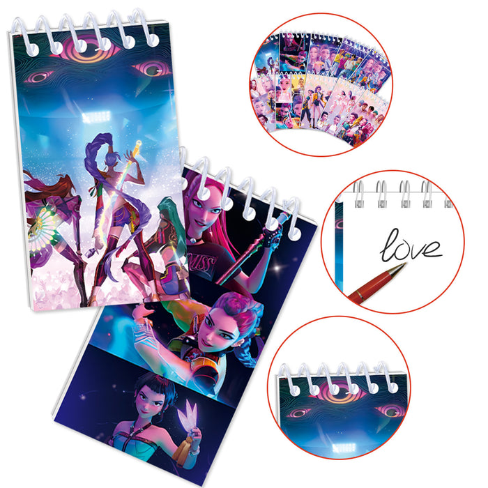 Wholesale Kpop Notebook Coil Party Decoration Supplies Handheld Gift Book Holiday Decoration