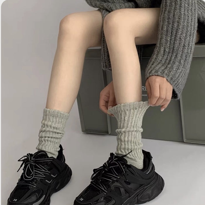 Wholesale Anti odor and sweat absorbing cotton socks, stacked socks, long middle tube