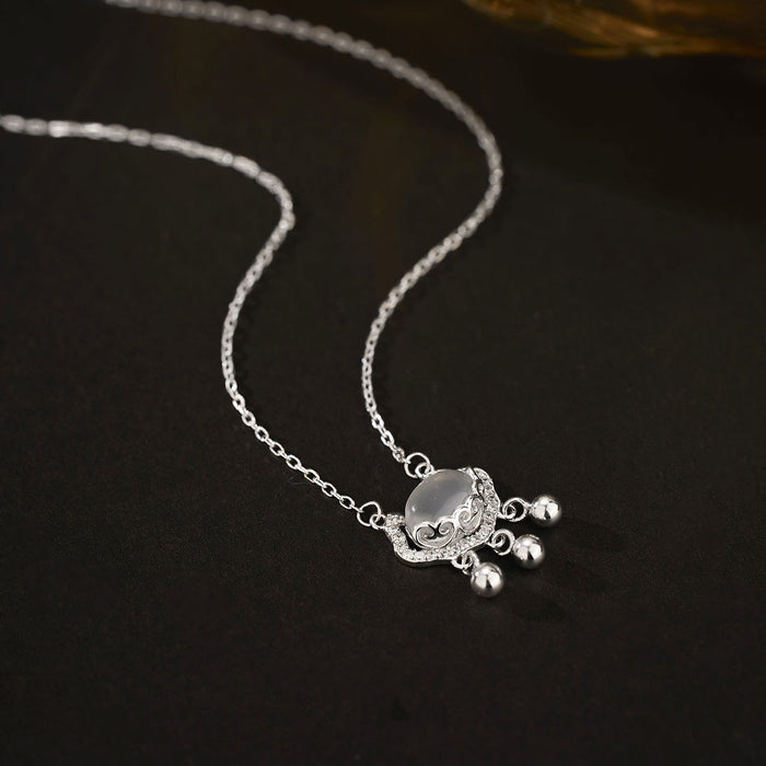 Wholesale Necklace Female China-Chic Natural Jade Pendant Collar Chain Jewelry