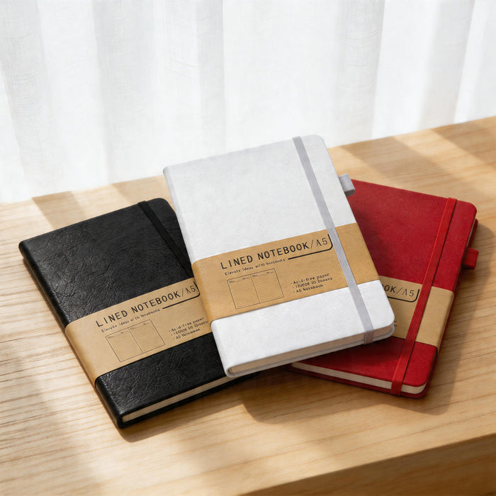 Wholesale Acid-Free Paper A5 Notebook Red DuPont Cover Vintage Style