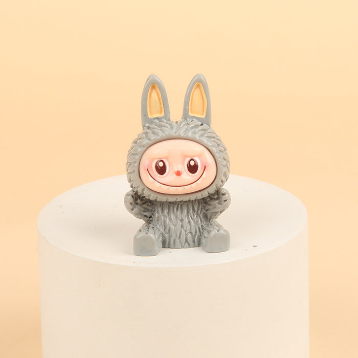 Wholesale Cute Resin Particle Solid Color Keychain Pendant