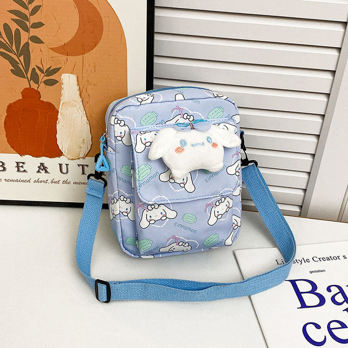 Wholesale Cartoon Printed Nylon Messenger Bag JDC-SD-Tongxi001