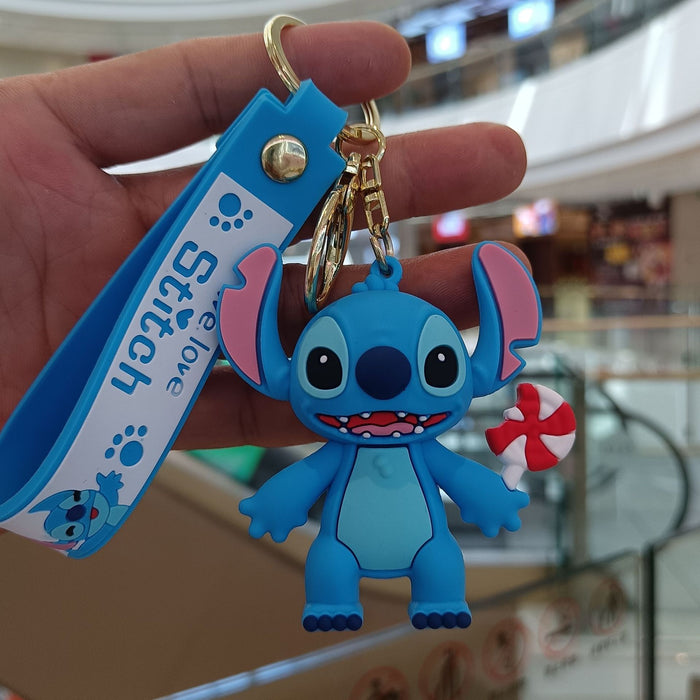 Wholesale Cartoon Silicone Anime Keychain JDC-KC-YiChang040