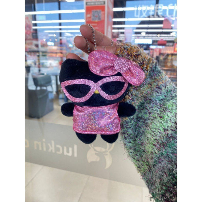 Wholesale Hawaiian Black Cat Plush Pendant Katie Kt Cat Doll Doll Bag Key Pendant