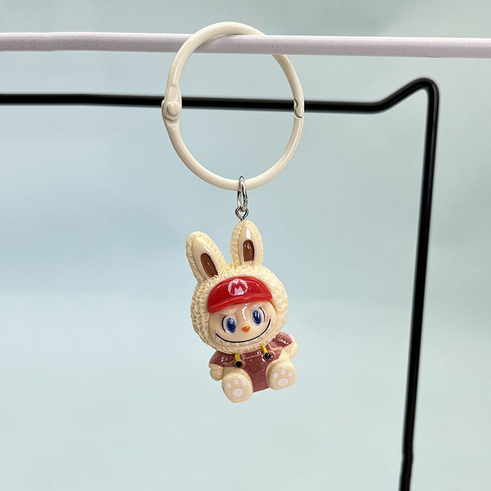 Wholesale Cute cartoon pendant doll small accessory keychain Mobile phone case decoration