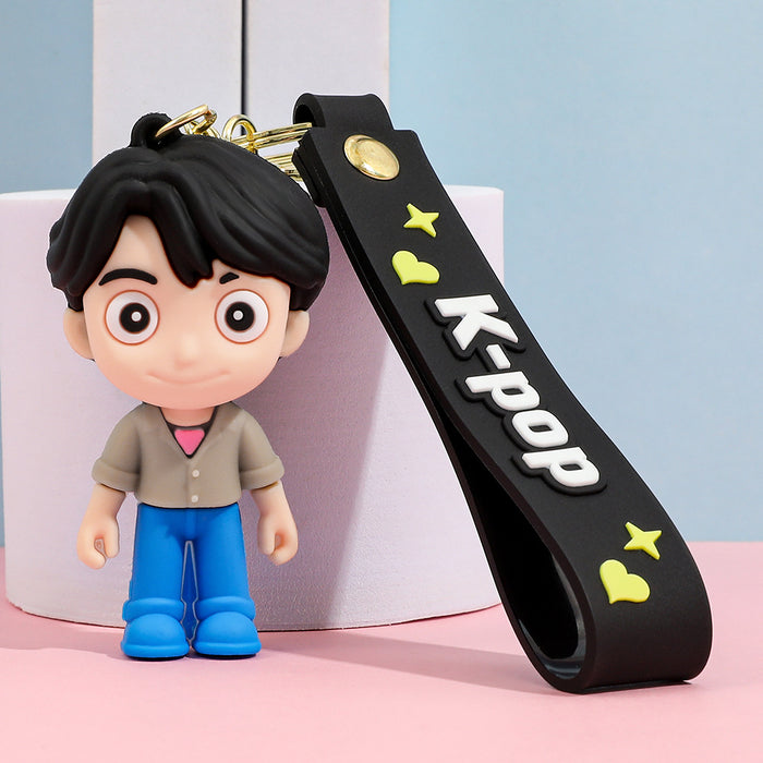 Wholesale Kpop Bag Charm Anime Keychain