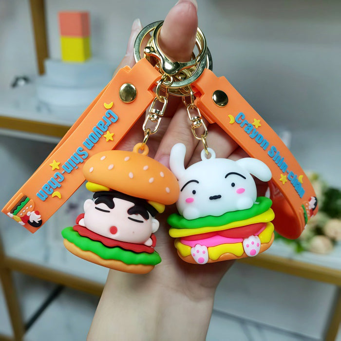 Wholesale Metal Keychain Cartoon Car Key Accessory Bag Charm MOQ≥2