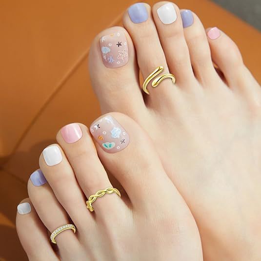 Wholesale Popular geometric beach foot ring, sexy metal hollow joint ring, foot accessory