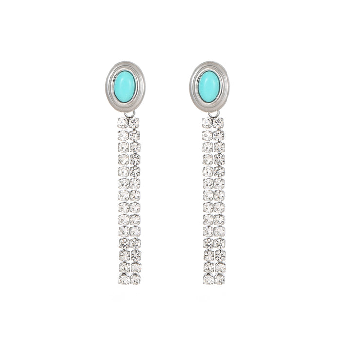 Wholesale 2pcs Luxury Beaded Jewelry Turquoise Necklace