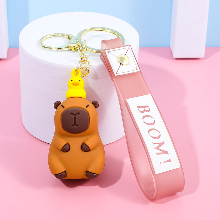Wholesale  Capybara Small Pendant Doll Keychain