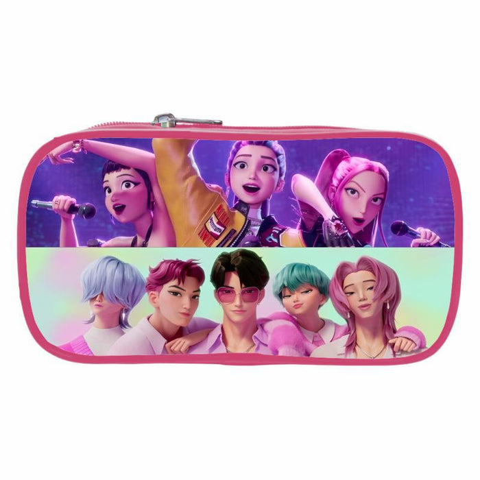 Wholesale DIY Elementary School Student Stationery Bag Pencil Case Pink Pen Bag