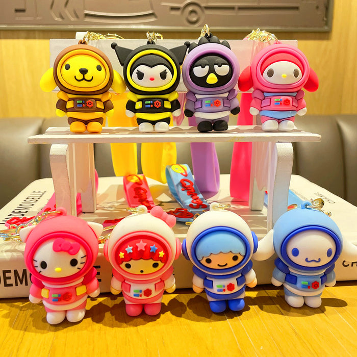 Wholesale Silicone Cartoon Doll Keychain JDC-KC-JuJi016