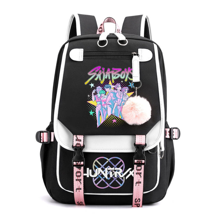 Wholesale  Fashionable Color-Block Unisex Backpack , Lightweight and Large Capacity