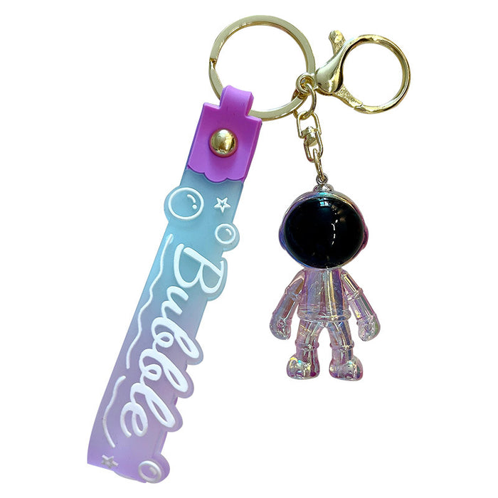 Wholesale Crystal Bubble Astronaut Acrylic Keychain JDC-KC-YanG083
