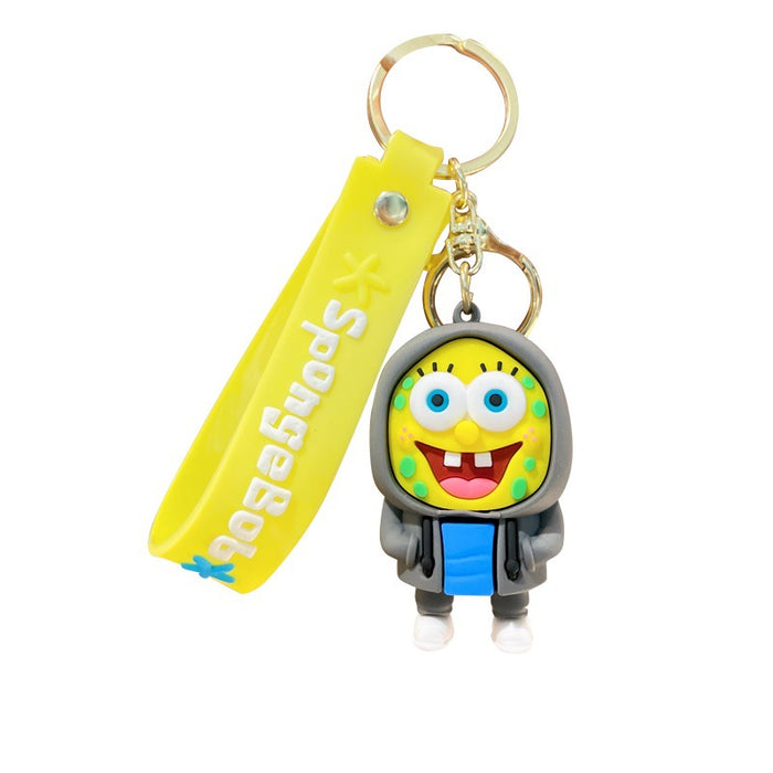 Wholesale Silicone Cartoon Sweatshirt Shoe Keychain JDC-KC-JuJi020