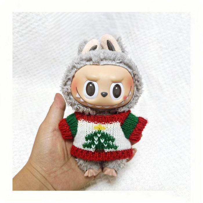 Wholesale Christmas PVC plush doll clothing keychain button sweater clothing accessories