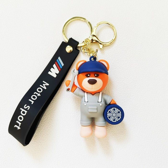 Wholesale PVC Cartoon Doll Keychain JDC-KC-WuYi276