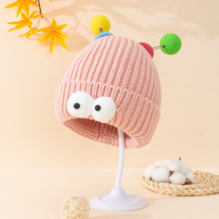 Wholesale Monster Cartoon Big Eyes Autumn and Winter Knitted Beanie JDC-FH-SNa002