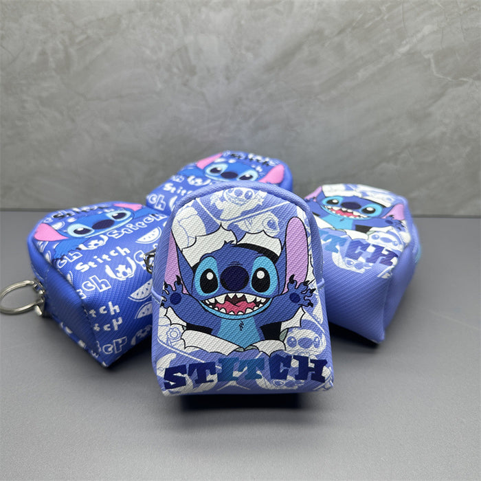 Wholesale Mini backpack, coin purse, blue long ear headphones, keychain