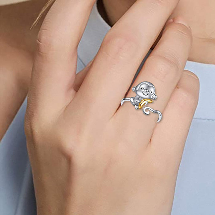 Wholesale Cartoon cute jewelry accessories, new products, open ring accessories, niche design rings