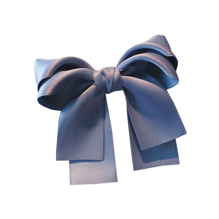 Wholesale Children's ribbons, bows, hair clips, versatile, simple, back of the head hair clips, spring clips, hair accessories