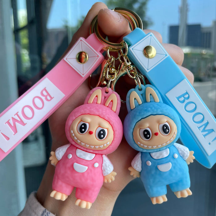 Wholesale Plush Keychain Couple Cute Pendant Bag Car Keychain Small Gift