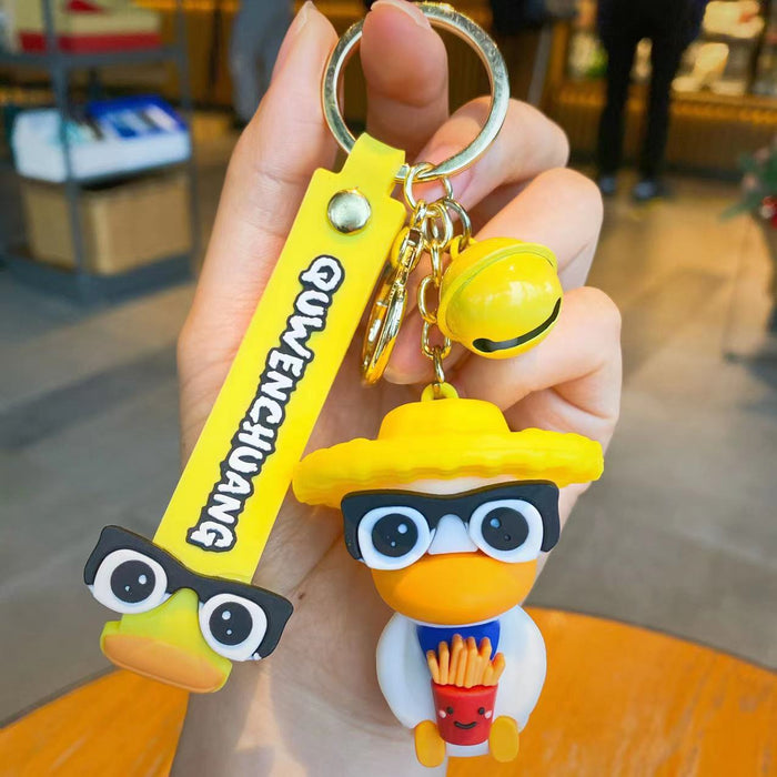 Wholesale fashion duck lovely accessories key chain JDC-KC-JShi001