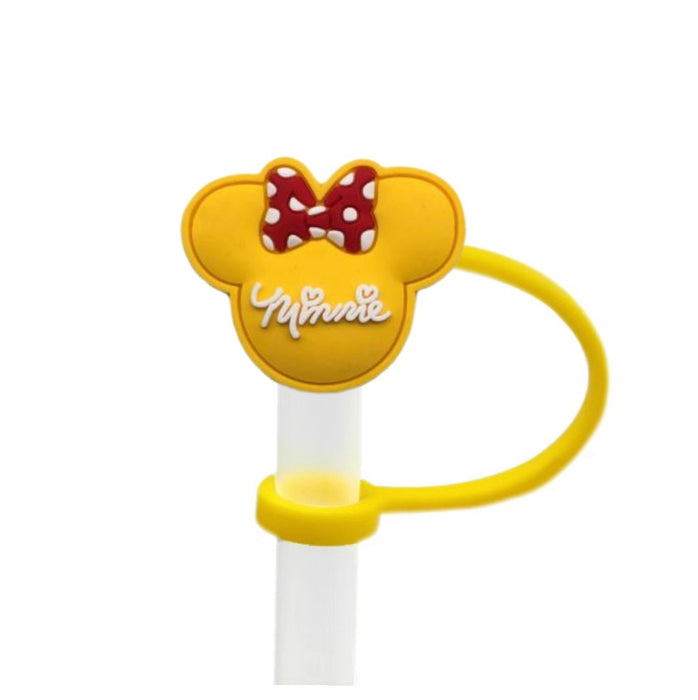 Wholesale Cute cartoon straw cap 8/10mm creative personality water cup straw stopper straw dust cover spot wholesale