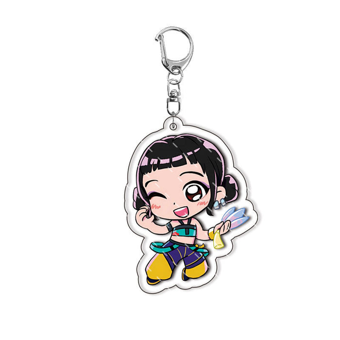 Wholesale Kpop Anime peripheral cute keychain