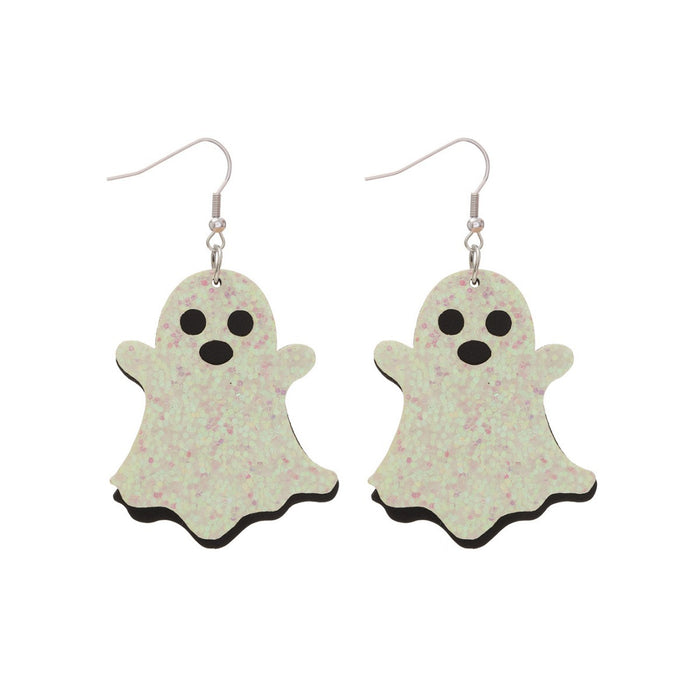 Wholesale  Cute Cartoon Pumpkin Ghost Earrings Dark Horror Skull Personalized Jewelry Accessories