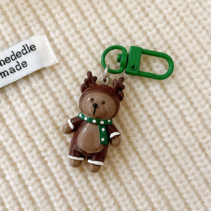 Wholesale Cartoon painted keychain pendant, cute girl heart backpack hanging accessory