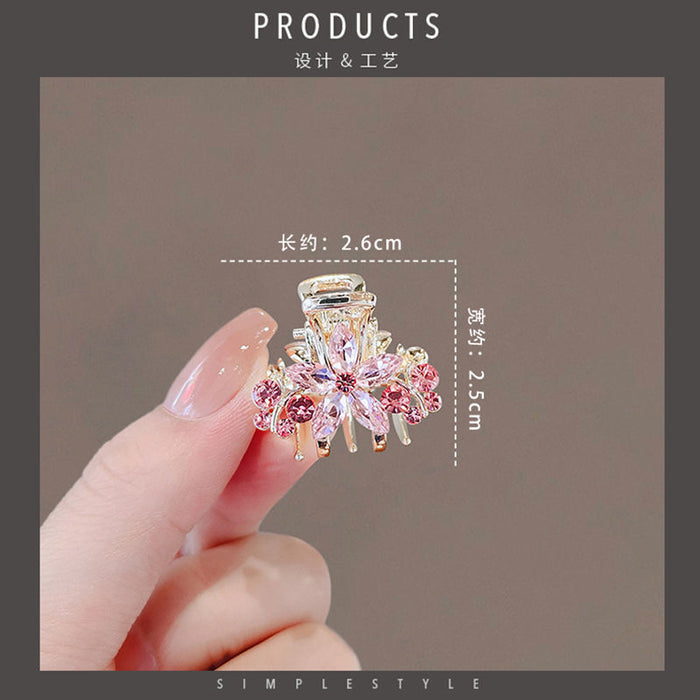 Wholesale cherry blossom small size clip New Flower hairpin bangs clip