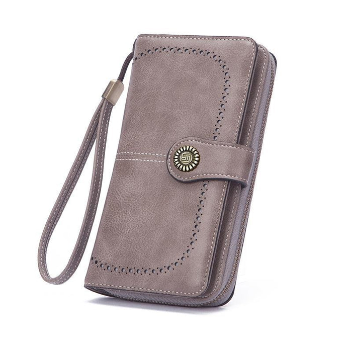 Wholesale Wax Leather Vintage Wallet