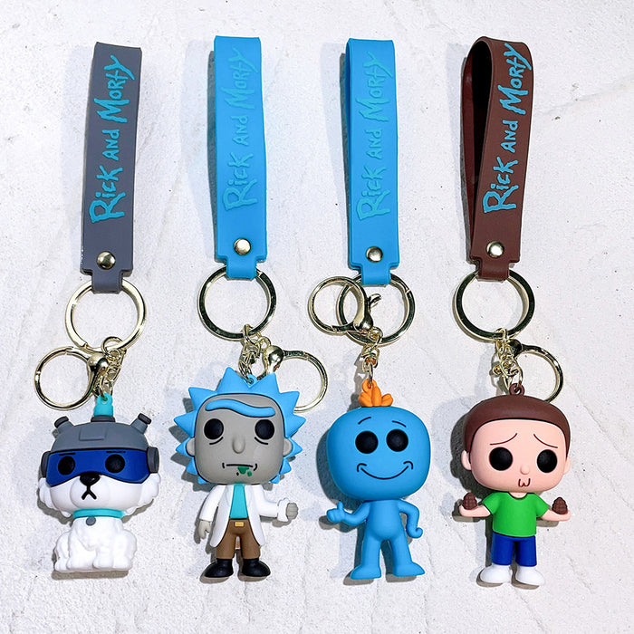 Wholesale Cartoon Silicone Doll Keychain JDC-KC-QiChao006