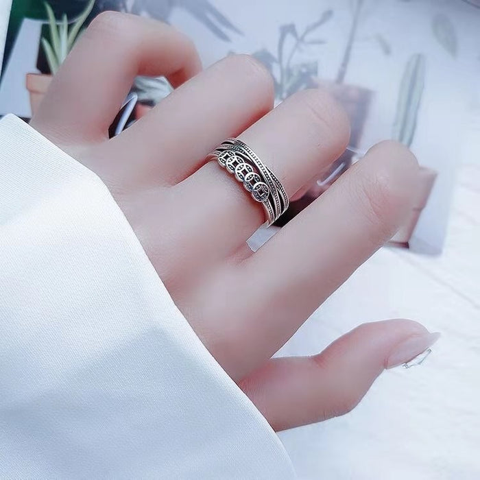 Wholesale  Silver Copper Ring Women's Bracelet