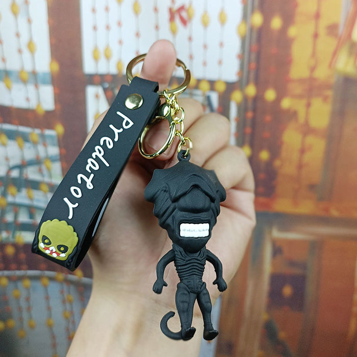 Wholesale Wednesday Addams Keychain Wednesday Addams American TV Series Addams Family Key Pendant JDC-KC-YYi017