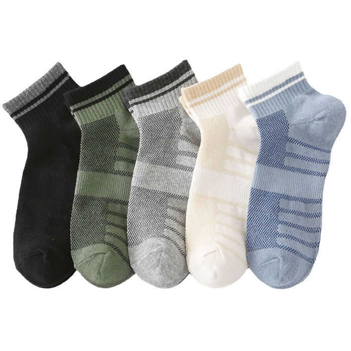 Wholesale New Socks Short Socks Thin Ship Socks Mesh Breathable Cotton Socks Sports Socks Short Tube Socks