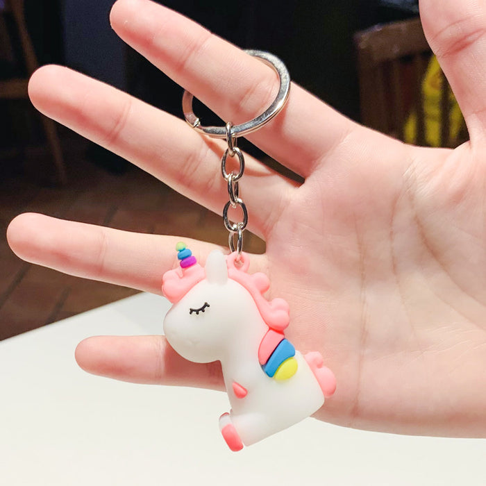 Wholesale Creative Cute Cartoon Keychain Small Pendant Bag Pendant Couple Car Accessories Backpack Pendant