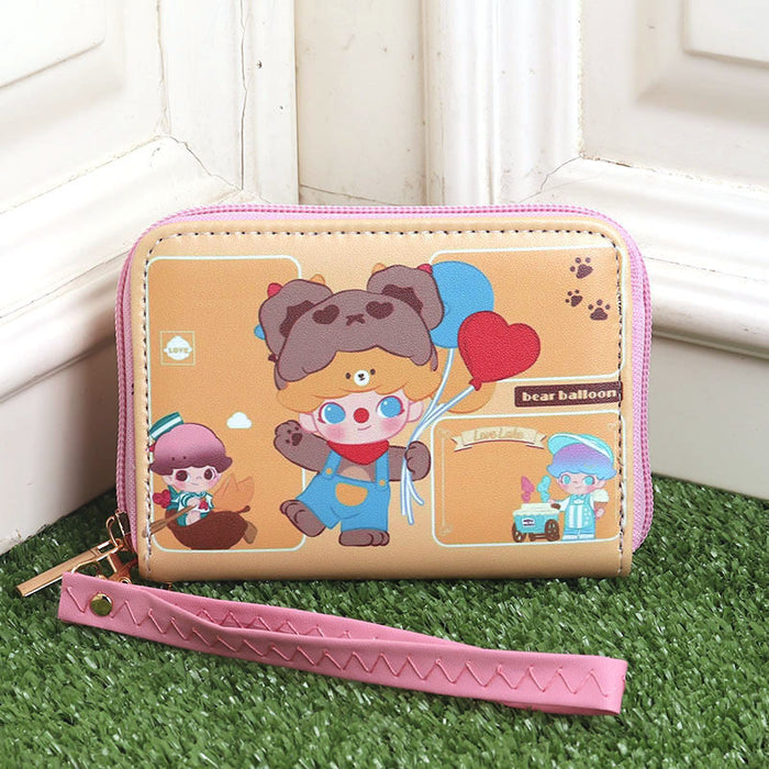 Wholesale Cartoon Animation Surrounding  with Card Storage Bag for Boys and Girls Portable Coin Purse