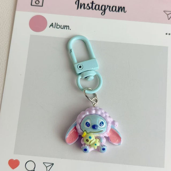 Wholesale Cute bell keychain soft and cute girly bag pendant best friend gift accessories